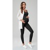 Women's Maternity Nursing Tank Leggings Jumpsuit ，Built-in Bra for Pregnancy
