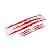 2Pcs Car Hood Cover Sticker Claw Mark Style Universal Engine