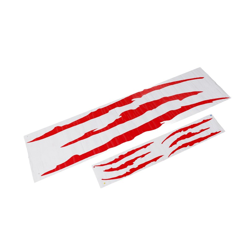 2Pcs Car Hood Cover Sticker Claw Mark Style Universal Engine