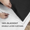 Rutterllow Total Blackout Curtains 2 Panels - Completely Blackout Window