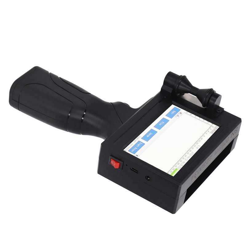 Handheld Inkjet Printer Gun Portable Intelligent with LED Touch Screen