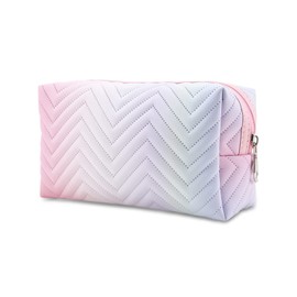 Boobeen Large Makeup Bag Zipper Make Up Bag Travel Toiletry Bag, Waterproof Cosmetic Organizer Makeup Pouch Storage Bag for Women and Girls, Foldable