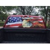 American USA Flag Eagle Pick-UP Truck Back Window Graphic Decal