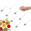 Leogony 8 PCS Small Spoons, Stainless Steel Mini Spoon for