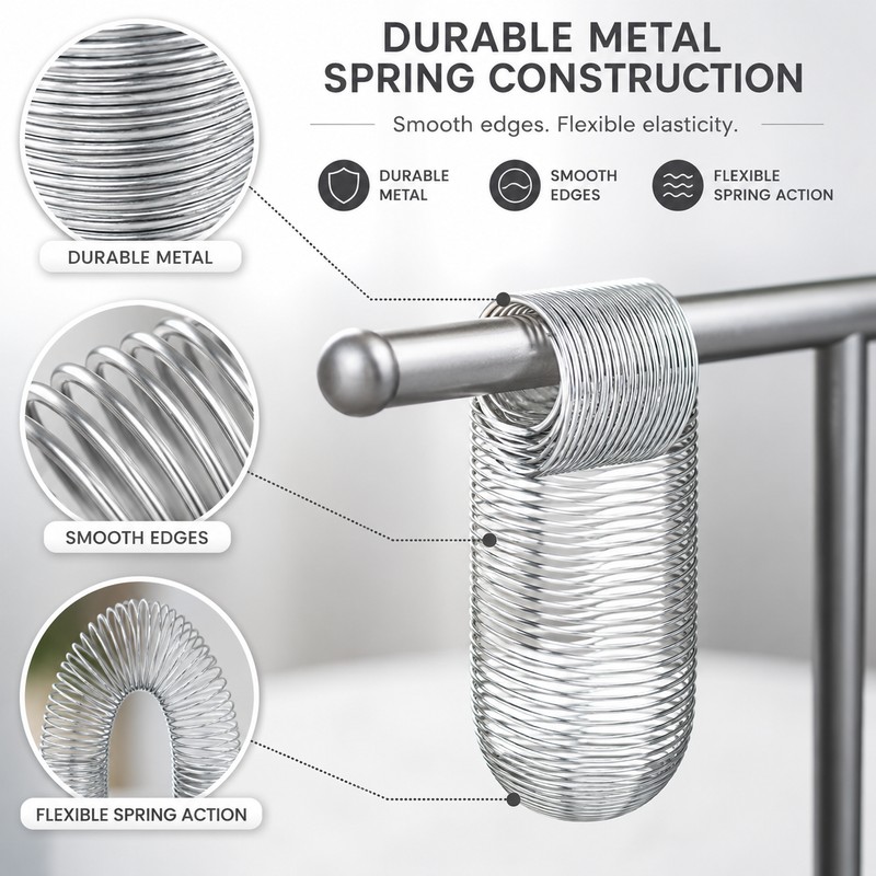 2-Pack Squirrel Barrier Springs for Bird Feeders – Metal Wrap-Around
