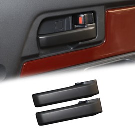 LLKUANG Interior Door Handle Protector Trim Cover for Toyota FJ Cruiser 2007-2021 ABS Car Inner Door Handle Decorative Cover-2PCS