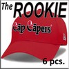 Cap Capers Baseball Cap Display; Wall Mounted Hat Rack; Baseball