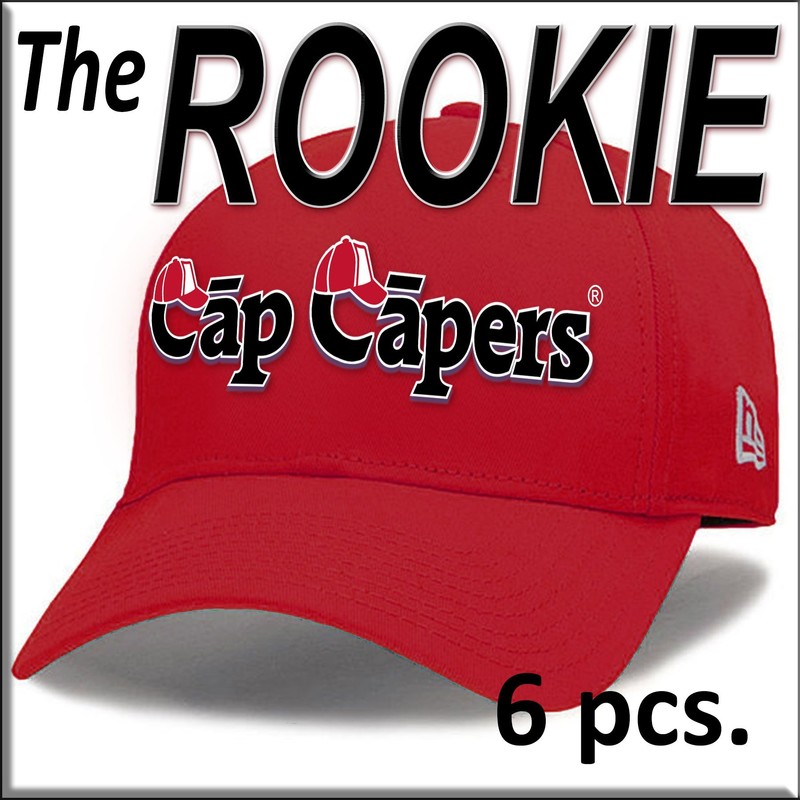 Cap Capers Baseball Cap Display; Wall Mounted Hat Rack; Baseball