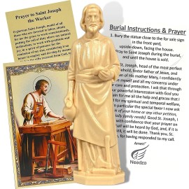 Home Seller Kit Saint Joseph Statue with Prayer Card and Instructions for Use