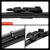 A-Premium Pack of 2 Front Windshield Wiper Blades with Wear