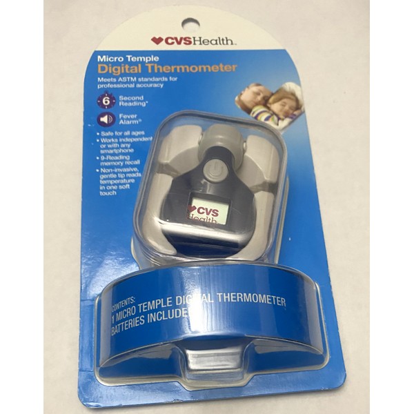 CVS Micro Temple Digital Thermometer with 6 second reading Great