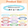 BHronony FDT Bead Friendship Bracelets - 12pcs Colorful Jewelry for