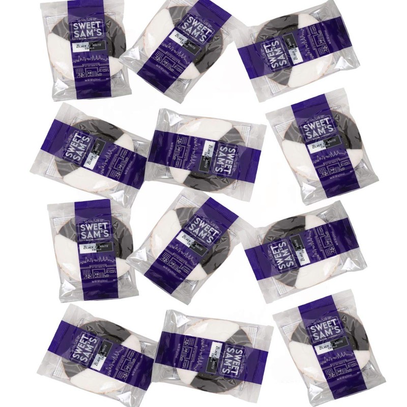 Black and White Cookies From New York Individually Wrapped, 12