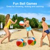 Golgner Pack of 4 Water Balls, Inflatable Colourful 30 cm