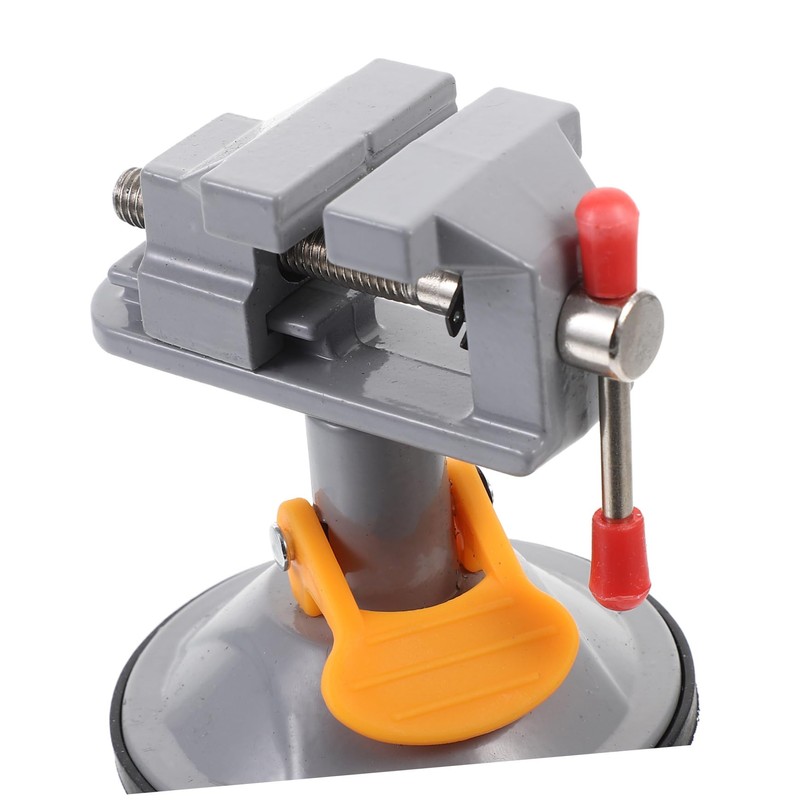 Operitacx 2pcs Table Vise with Suction Cup Rotating Workbench Clamp