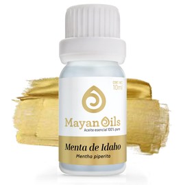 MAYAN OILS Aceite Esencial de Menta de Idaho 100% Puro 100% Naturales de Grado Terapeutico de 10ml
