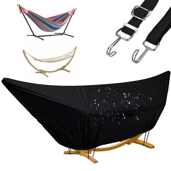KRRRSJDJ Outdoor Waterproof Hammock Cover for 15FT Hammock Stand,with Zip