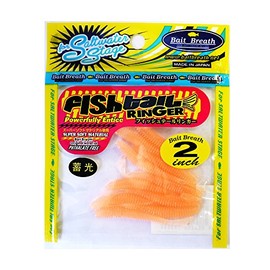 Bait Breath (beitoburesu) Worm fissyuteiruringa- 2 S812 Glow Orange.