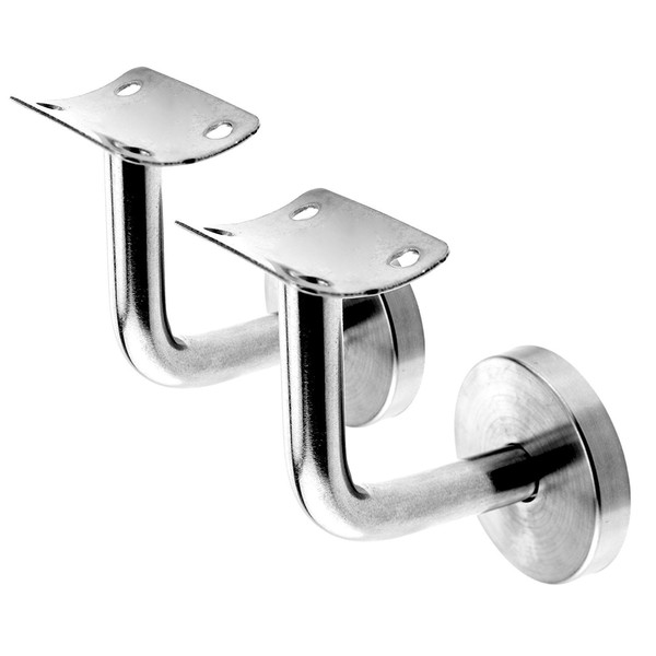 Musuntas 2 x Stainless Steel Handrail Support Stainless Steel Hand
