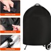 Grill Cover for Weber Barbecue with Handle, Kettle BBQ Cover