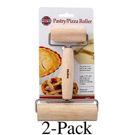 Norpro 3077 Wooden Pastry and Pizza Roller Set of 2