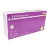 Medi-Inn+ Latex Premium Disposable Gloves, Powder-Free, Natural (Pack of 100)
