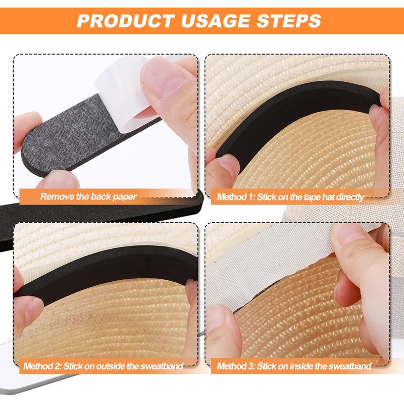 Hat Size Reducer, 40 Pcs Hat Inserts to Make Smaller