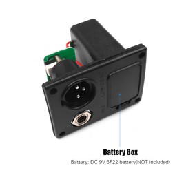 Electric Box Guitar Pickup 5 Bands Equalizer System Tuner Piezo LCD Screen