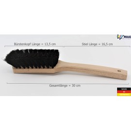 MAAJ Natural Horsehair Extra Wide and Full Washing Brush Made in Germany