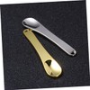 Ipetboom Makeup Spatula Set 4pcs Zinc Alloy Scoops Mini Spoons