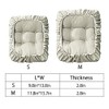 TINTON LIFE Padded Rectangle Bar Stool Cover Cushion with Elastic