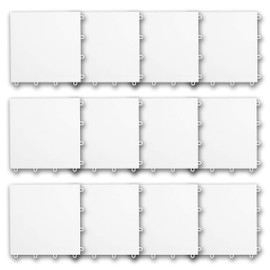 Franklin Sports Synthetic Ice Hockey Shooting Pad - Fake Ice Dryland Tiles for Shot Training Stick Handling Skills Practice - Hockey Training Equipment - 4' x 3' Feet