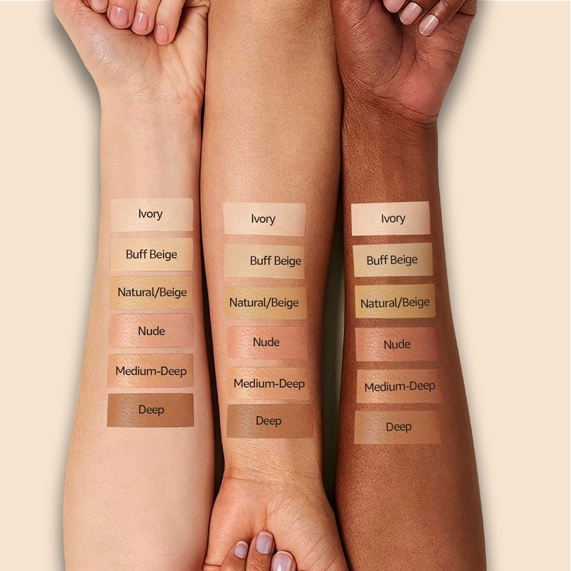 Full Coverage Foundation for Mature Skin Face Makeup Medium