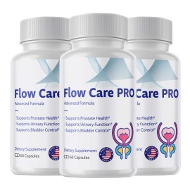 Unbranded (3 Pack) Flow Care Pro for Men – Advanced Prostate and Bladder Support