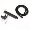 Gaosin Brass Handheld Shower High Pressure Single Function Black Hand