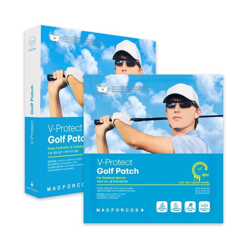 MADFORCOS V-Protect Golf Patch (L - For Men, 5 Pieces)