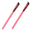 Baluue 6pcs Double-sided Eyebrow Brushes Angled Makeup Tools for Precision