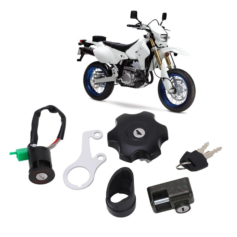 DRZ400S DRZ400SM Ignition Key Switch Gas Lock Set Multifunctional Applicable