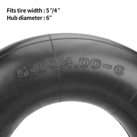 JIAYAN Set of 2 13x5.00-6 Inner Tube with TR87 Angled Valve Stem Replacement for Razor Go Kart Dirt Bike ATV Lawn Mower Wagons