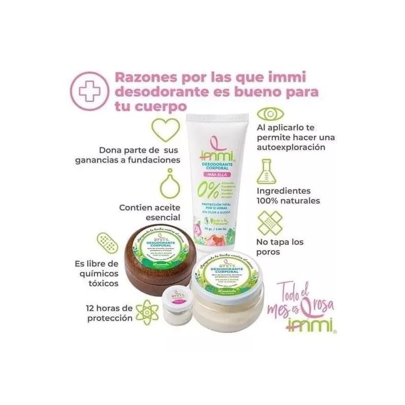 ImmiRepeleR Repelente De Insectos Immi Natural Biodegradable Vegano 1 Pz