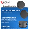 Reorda REORDA® Magnete für Magnettafel stark - 60x Starke Magnete