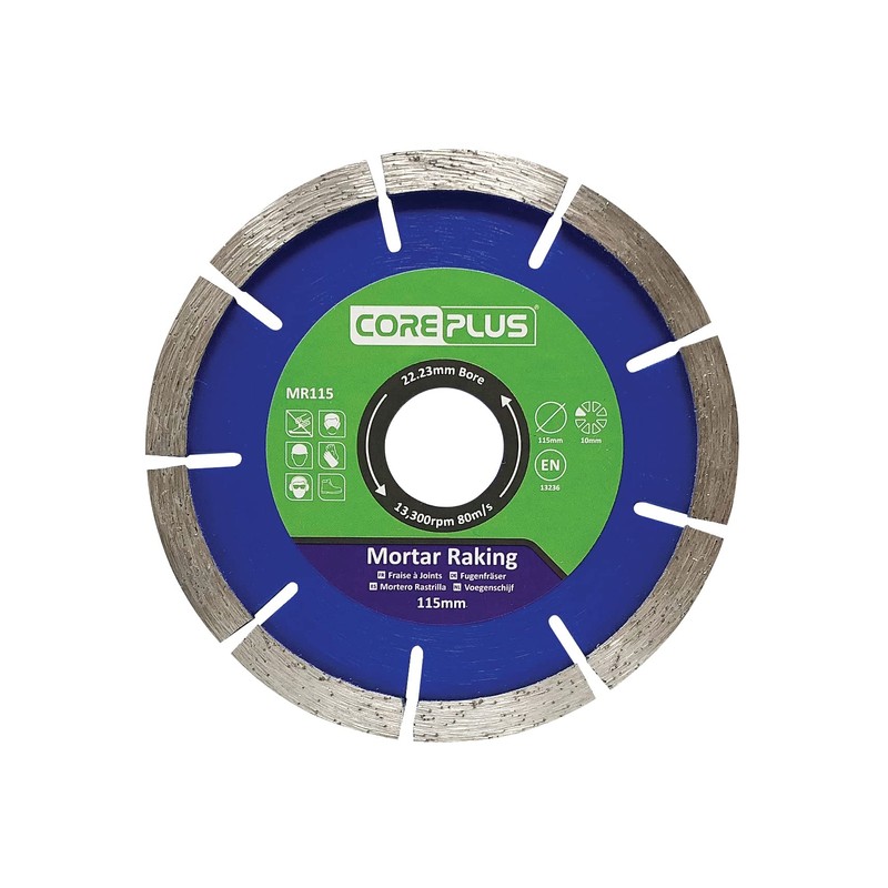 CorePlus Mortar Raking Diamond Blade 115mm x B22.23mm (4.5in)