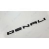 GMC 1pc Gloss Black Rear DENALI Emblems Letters Fit 2021-2023