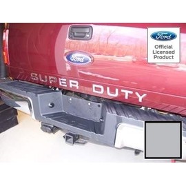 Ford Super Duty Letter Inserts (Thin) for Tailgate - CMS (2008-2016) F250 F350 F450 Decals Stickers (Metallic Silver)
