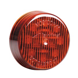Maxxima M09100R 2" Round Red Clearance/Marker Light 9 LED's
