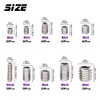 Swpeet 350 Pcs Stainless Steel Allen Head Socket Hex Grub