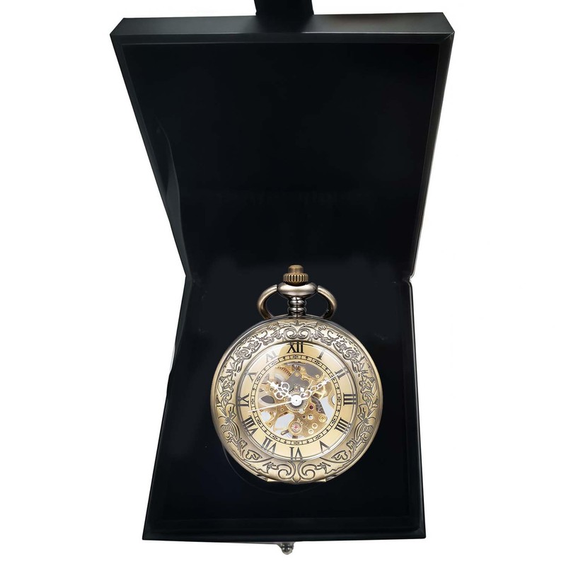 Kchss Box For Pocket Watches Portable Single Pocket Watch Case