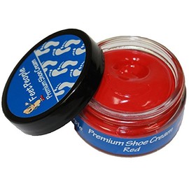 FeetPeople Premium Shoe Cream 1.5 oz, Red