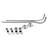 Westbrass D136-05 Double Offset Bath Supply, Polished Nickel