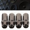 4pcs RCA Sound Plug Silver Plated RCA Male Plug Connector